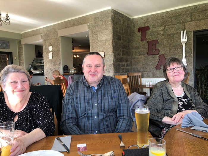 mum Freda, brother Dave, aunty Adriane